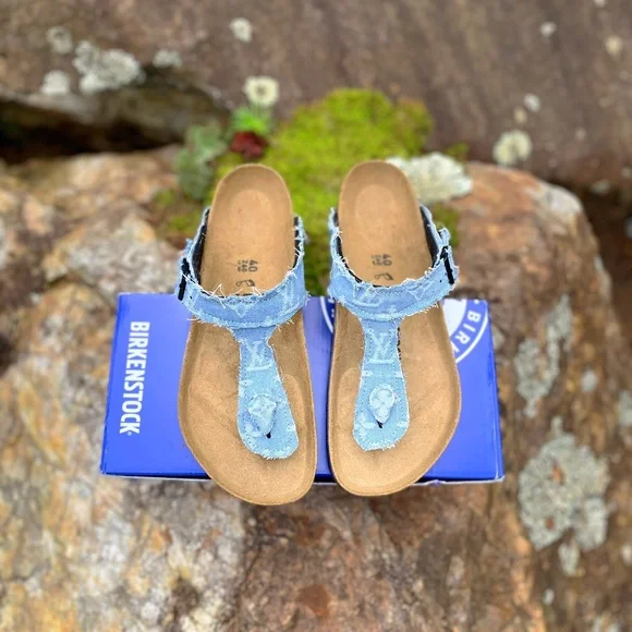 Custom made upcycled Birkenstocks